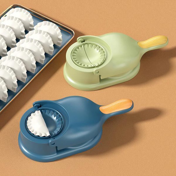 2-in-1 Dumpling Wrapper Mold – Food-Grade Manual Pastry & Dumpling Maker, Labor-Saving Kitchen Gadget (Random Color, No Box)