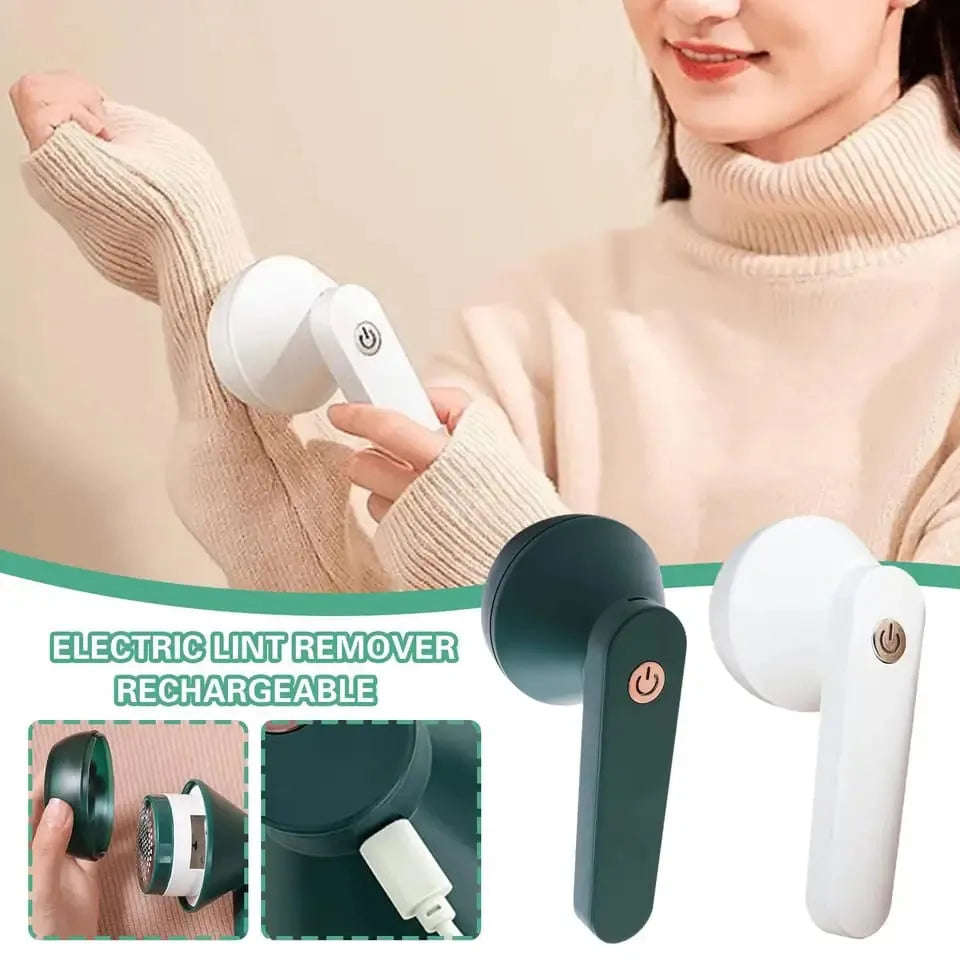 Electric Rechargeable Lint Remover – Portable Fabric Shaver for Sweaters & Clothing.