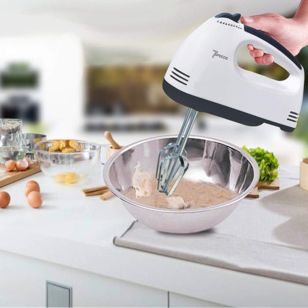 DH-133 Scarlett 7-Speed Multifunctional Mini Electric Mixer | Handheld Egg Beater & Food Blender for Baking, Cream, Cake, and Dough Mixing.