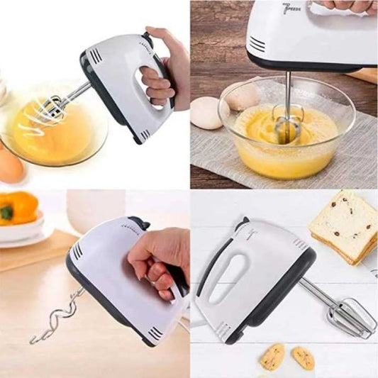 DH-133 Scarlett 7-Speed Multifunctional Mini Electric Mixer | Handheld Egg Beater & Food Blender for Baking, Cream, Cake, and Dough Mixing.