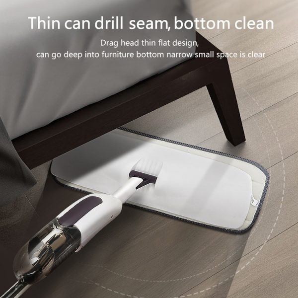 Microfiber Spray Mop for House Cleaning – Wet & Dry Floor Cleaner with 360° Spin, Lightweight Design, and Built-In Water Spray for Dust and Dirt Removal.