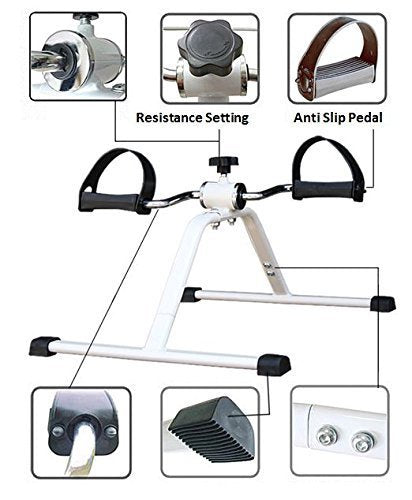 Portable Foldable Mini Exercise Machine | Easy Pedal Gym Fitness Equipment | Best Home Workout Machine